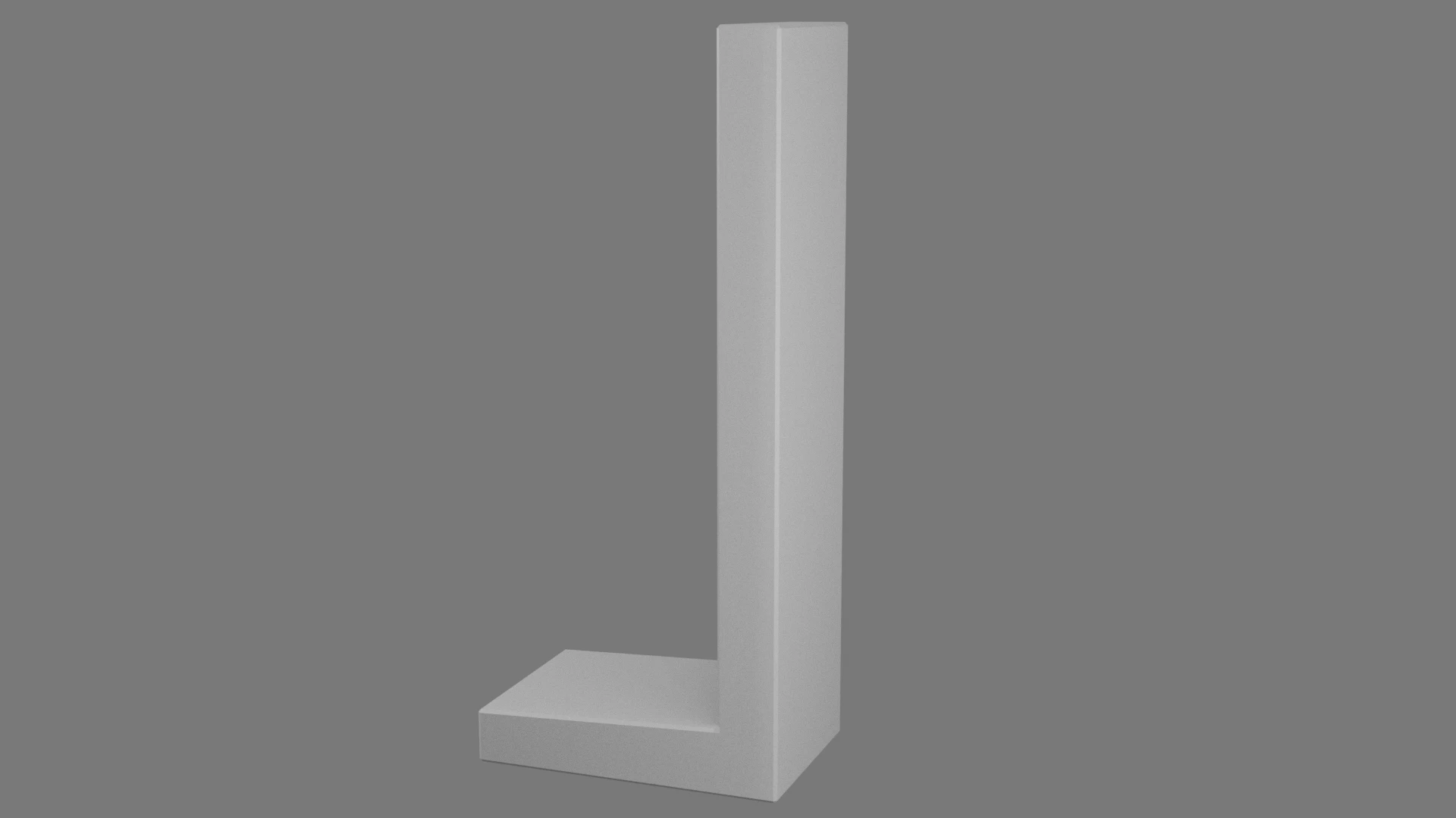 Betonfertigteil in L-Form (L-Element)